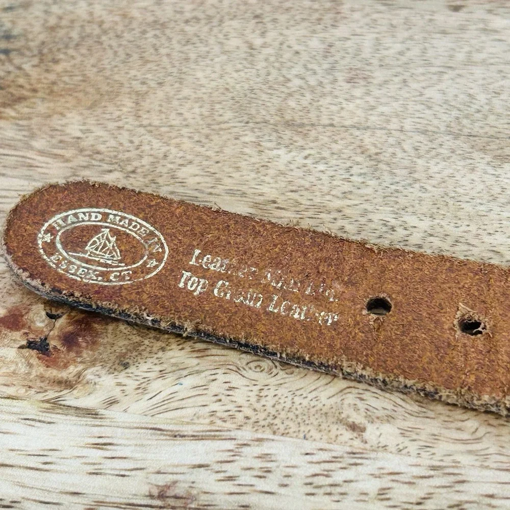 Leather Man LTD  Men's Westmoreland Country Club 1910 Ribbon Belt Size 40 Golf